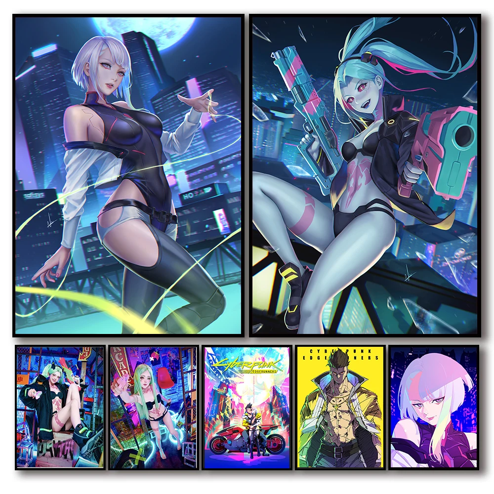 

Аниме Фигурка Люси Пак украшение эстетика сексуальная девушка для настенного искусства манга геймер кавайный Декор для комнаты