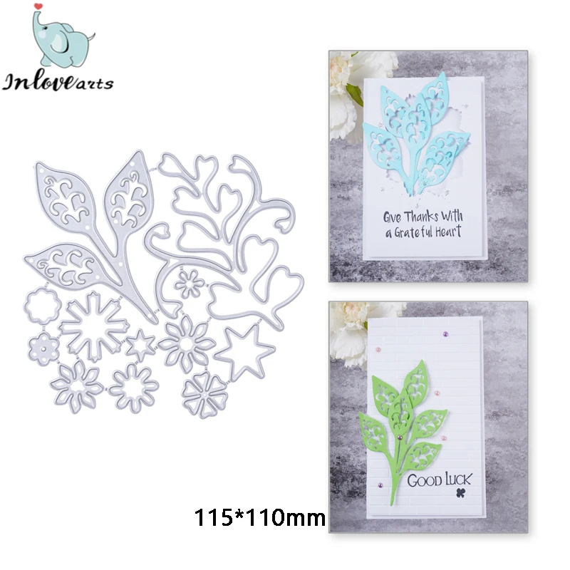 

InLoveArts Grass Metal Cutting Die Cut Leaves Scrapbooking Paper Craft Handmade Album Card Punch Art Knife Decorative Embossing