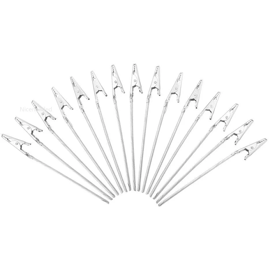 

150 шт./упаковка, зажим-крокодил из стальной проволоки