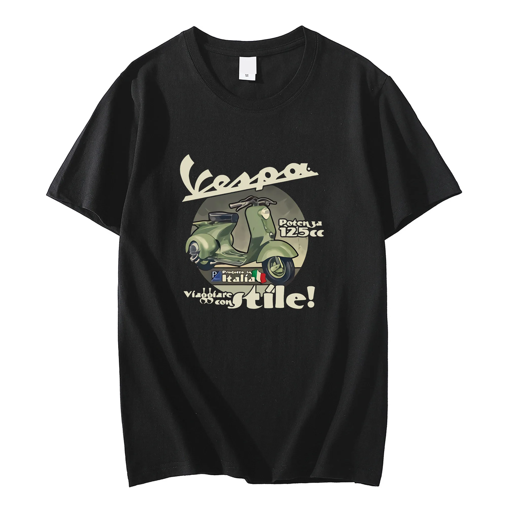 

vintage harajuku manga Tees Men t-shirt camisetas women t-shirts Oversized Vespa t-shirt anime T shirt