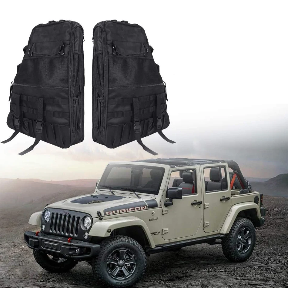 

MX Roll Bar Storage Bag Cargo Cage for 1997-2020 Jeep Wrangler JK TJ LJ & Unlimited JL 4-Door Car Multi-Pockets Organizers