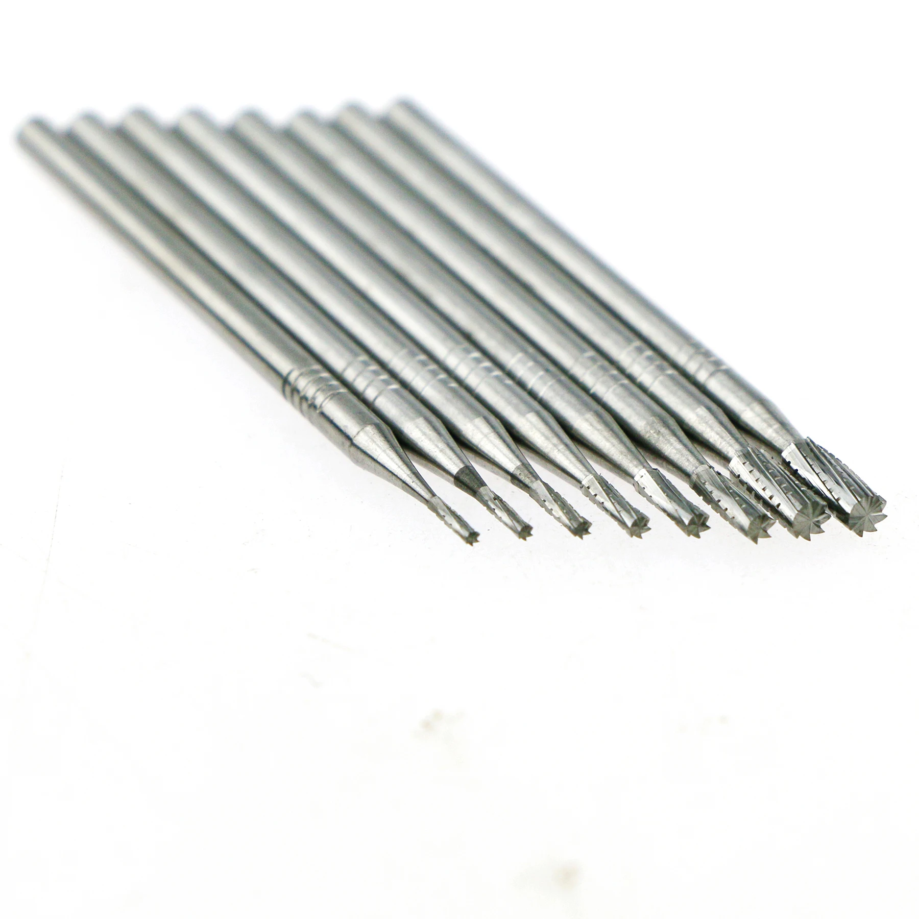 5 шт. Волновые зубные сверла плюс из твердого сплава с плоским продольным разрезом для низкоскоростной прямой конусной насадки с прямой носовой конусной ручкой 2,35 мм на.