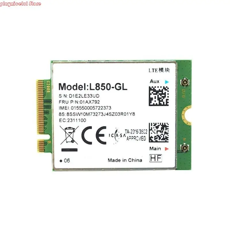 Фото E8BA G-ModuleL850-GL со встроенной антенной, подходящей для X380 X390 L480 T480 T580 X1C L850-GL 01AX792 L850 Ноутбук №1