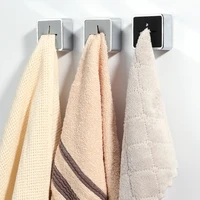 abs towel storage racks hanger adhesive rag dishcloth holder kitchen rag cleaning hook tools creative bathroom kitchen tools