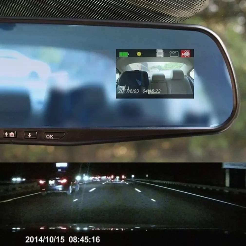 10"IPS Screen Car Dvr Mirror Dash Camera Dash Cam Dual Lens Car Camera Full Hd Drive Recorder Stream RearView Mirror enlarge