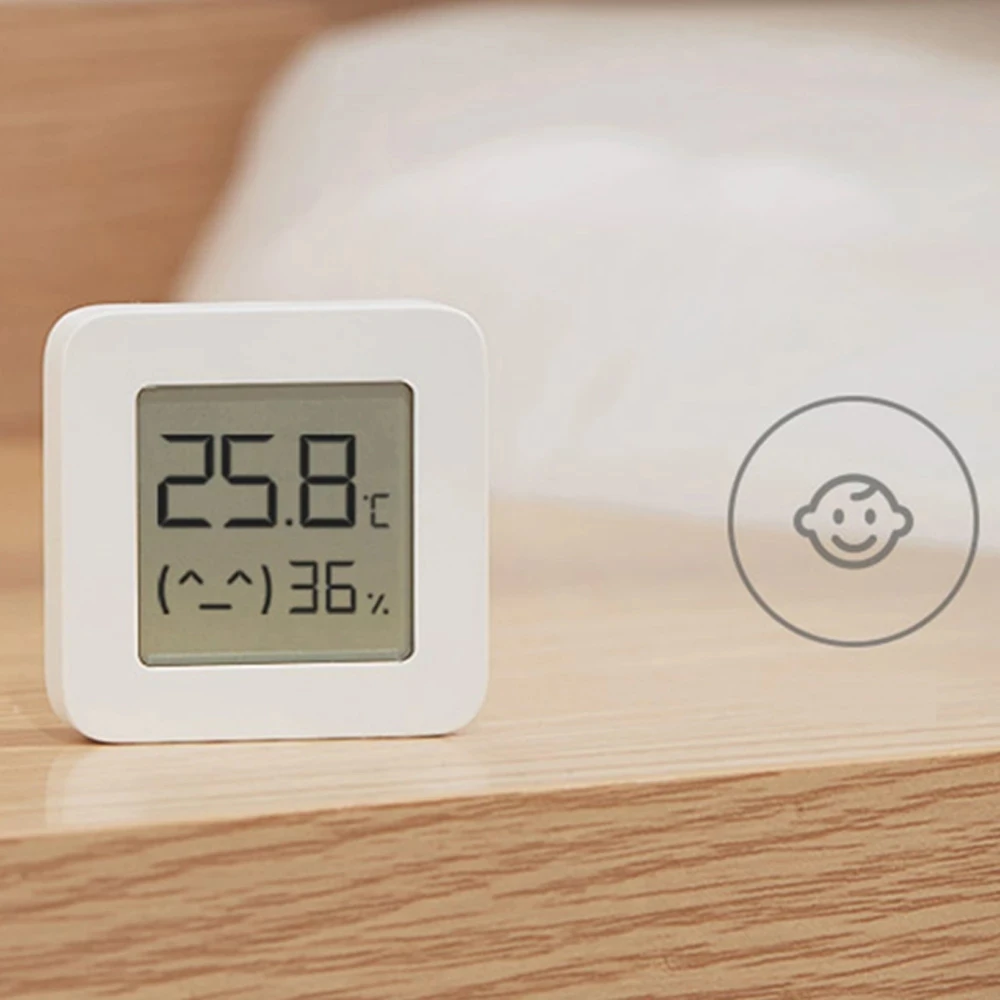 XIAOMI Mijia Bluetooth Thermometer 2 Wireless Smart Electric Digital Hygrometer Work with Built-in Battery | Инструменты