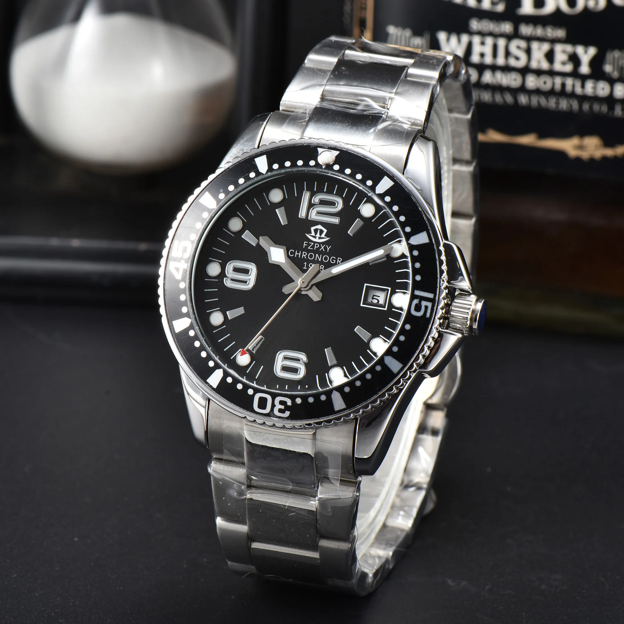 

LNX03 Luxury Automatic Mechanical Watch Men's Stainless Steel Waterproof Luminous Tourbillon Watches for Men Relogio AAA