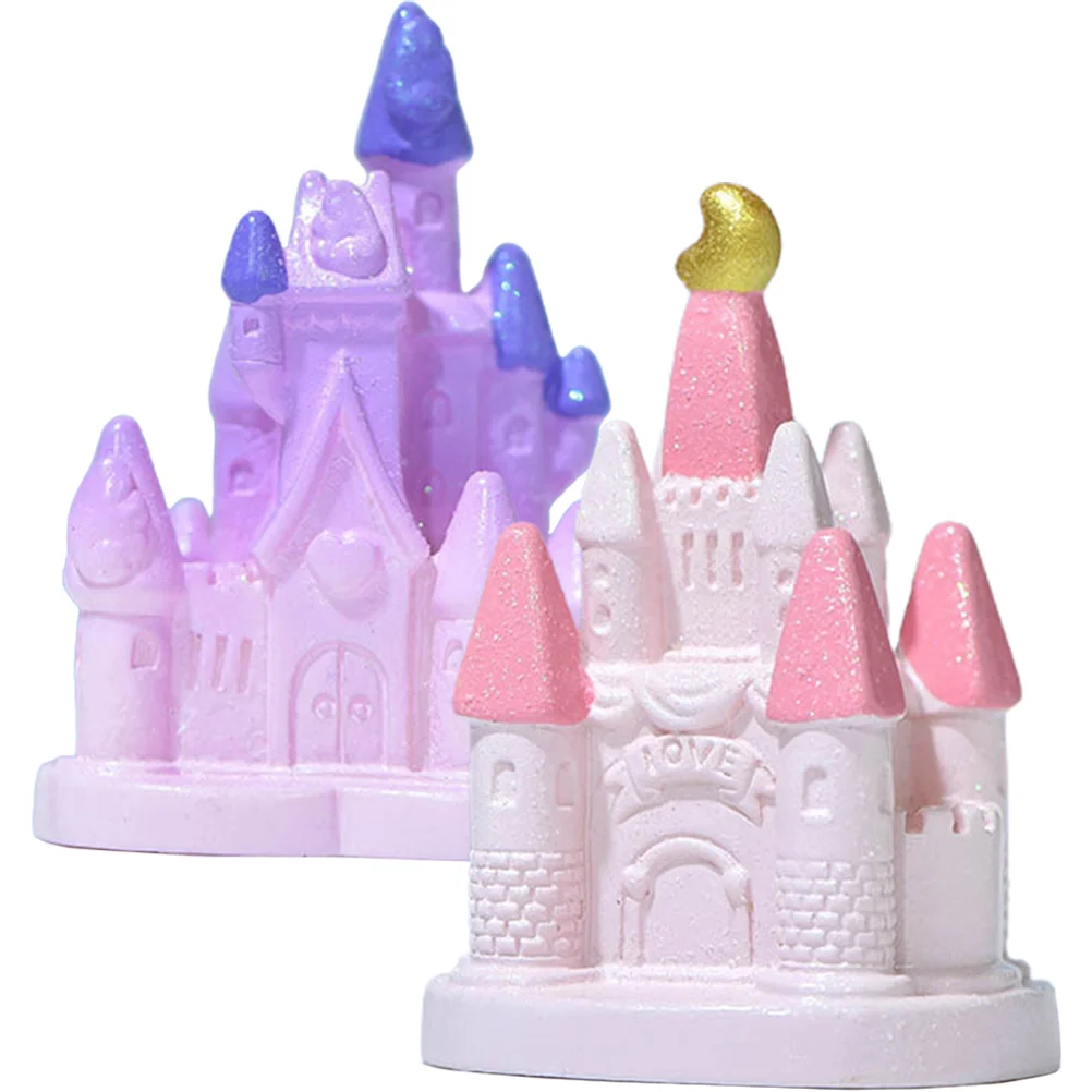 

Castle Decor Miniature Garden Landscapefairy Micro Mini Ornaments Ornament Cottageprincess Tiny Accessory House Shape Figurines