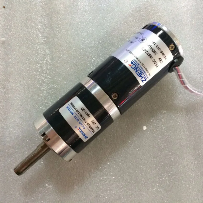 

ZGX38RSS DC brushless planetary gear motor fixed speed motor 24V 10 rpm 1:389