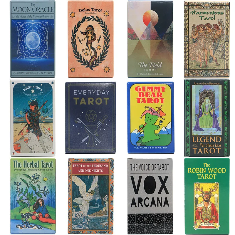 

New Arrivals 1 Set Board Game Tarot Cards Boys Girls Card Game Tarot Deck Oracles Cards Family Party Entertainment Toys Gifts