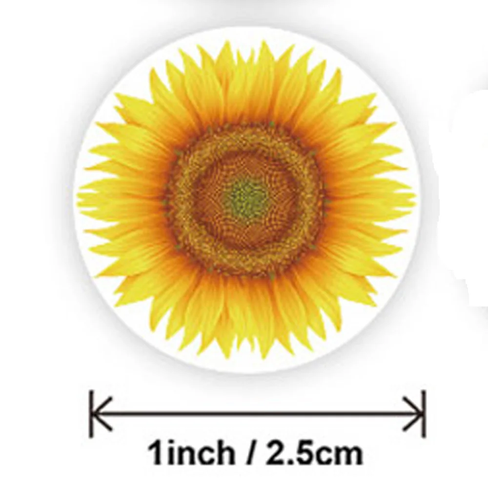 

Наклейки «подсолнухи» для выпечки, 50-500 шт.