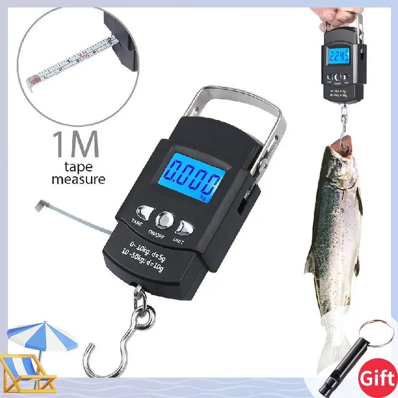 

Mini Digital Scale for Fishing Luggage Travel Weighting Steelyard Hanging Electronic Hook Scale, Kitchen Weight Tool