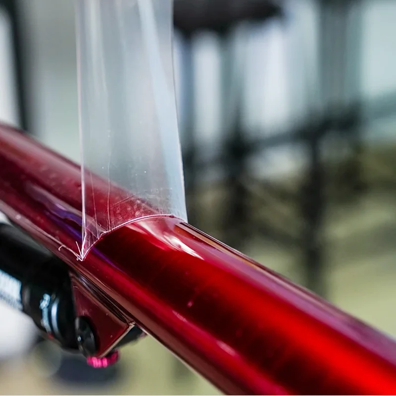 Наклейка на раму дорожного велосипеда прозрачная устойчивая к царапинам