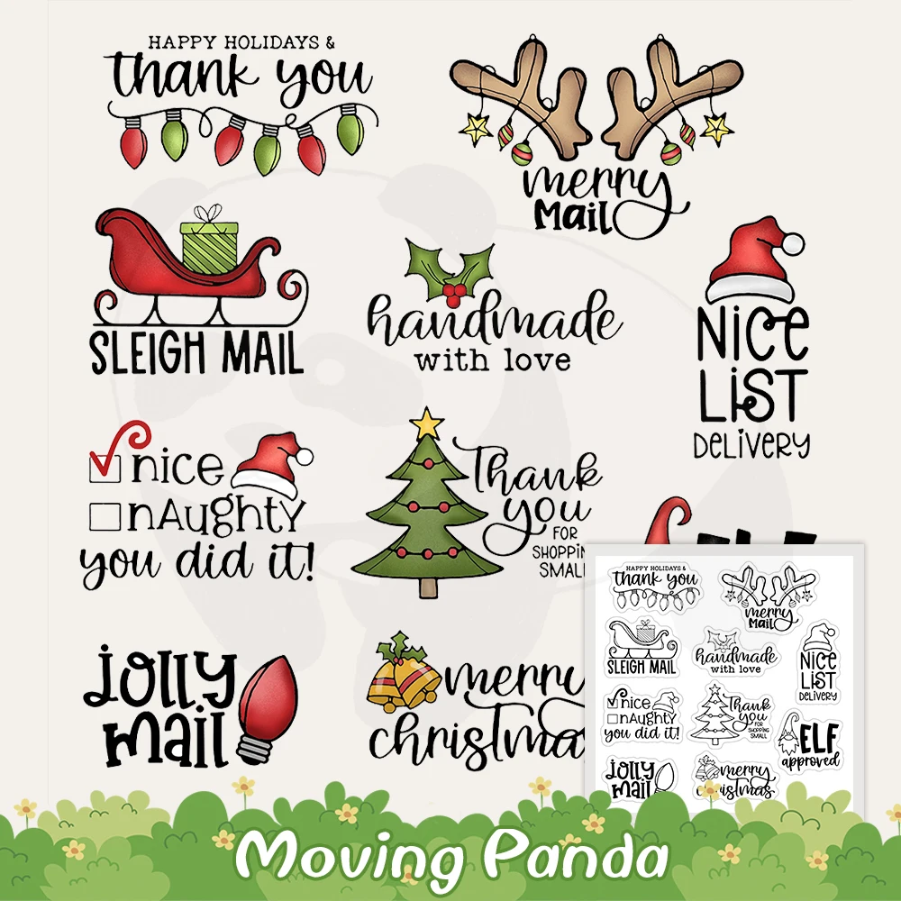 Рождественские металлические штампы и шаблон для рукоделия Скрапбукинг