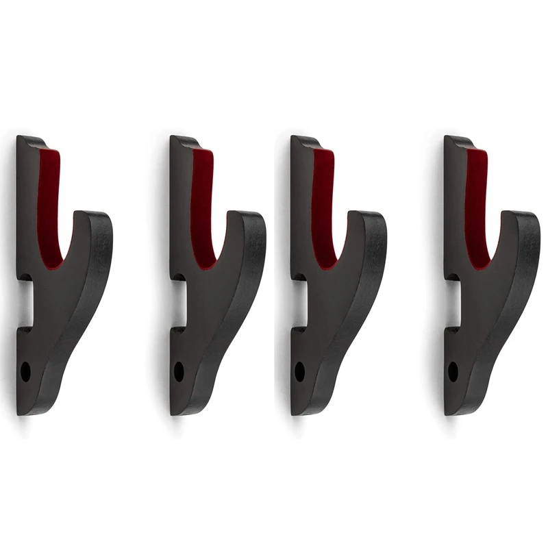 

2X Sword Wall Mount 2/Set 1-Tier Padded Hook Katana Holder Adjustable Display Hanger For Samurai Sword Tanto,1-Tier-Pad