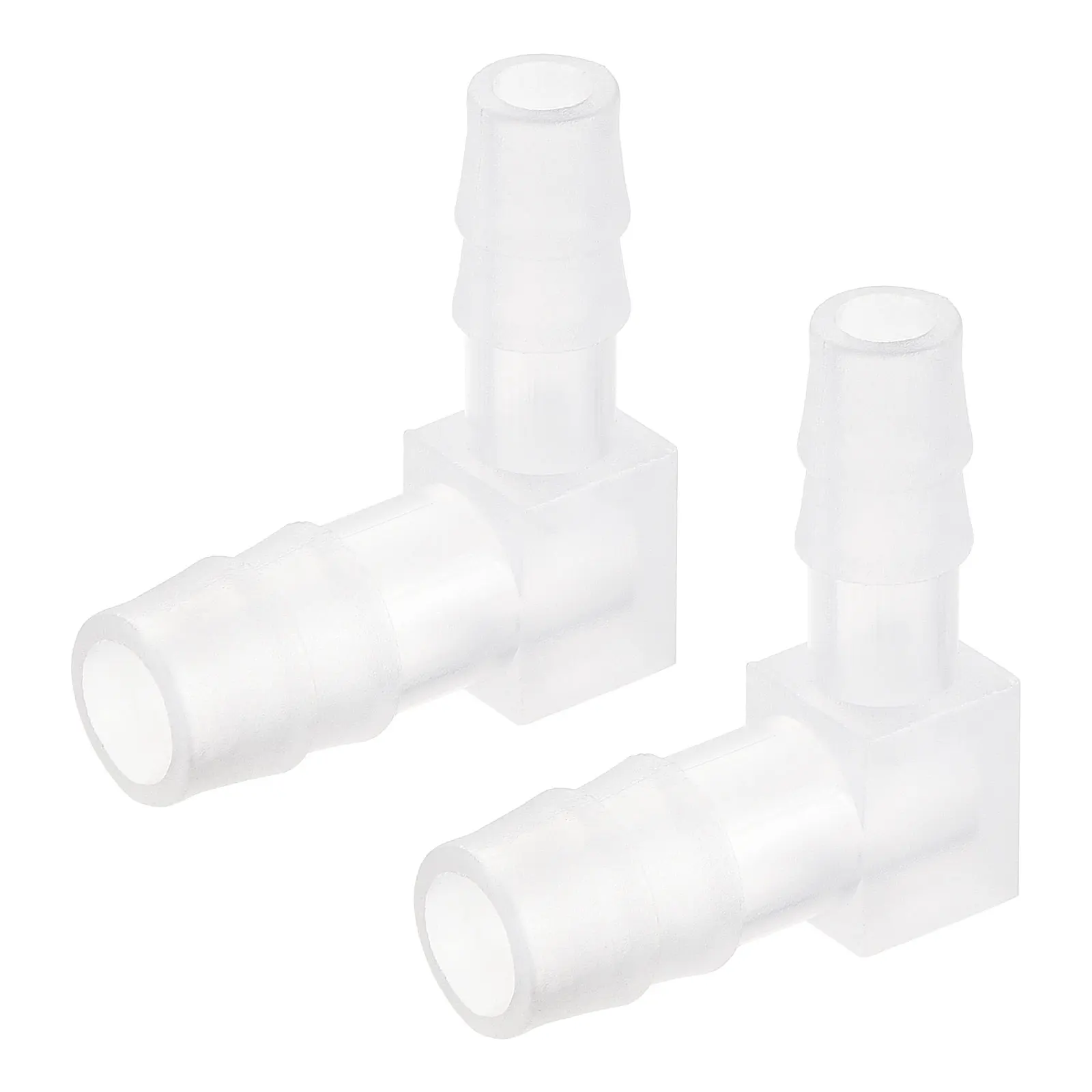 

Uxcell Barb Hose Fitting, 7mm to 9mm Barbed Dia. Plastic Elbow Coupler Reducer Quick Connector Adapter, Pack of 2