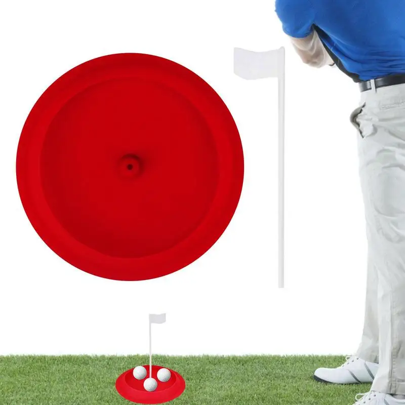 

Golf Putting Cup Golf Practice Hole Training Aids Putters Golf Practice Portable And Smooth Putting Cup For Yard Garage Room