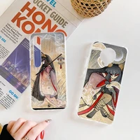 fox yokai phone case transparent for xiaomi 11 10 12 11t poco f3 m4 redmi k40 k30 10x 9t note10 11 10s 9 8 pro lite elefone