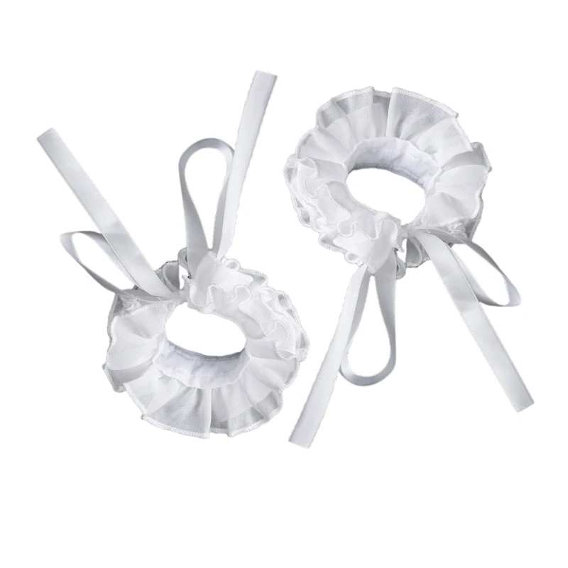 Элегантное колье-чокер с оборками в стиле клоуна викторианской эпохи