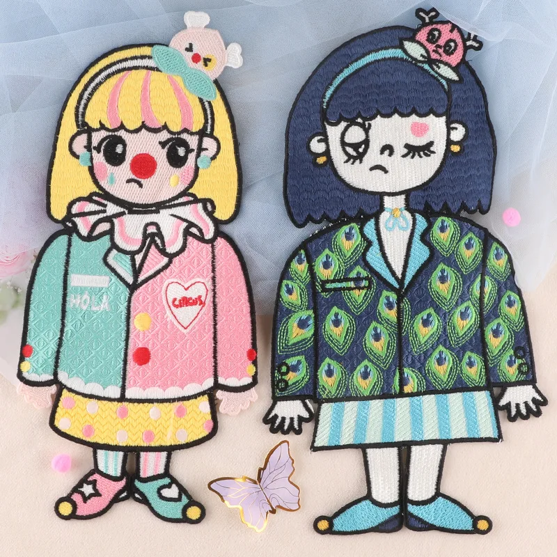 Милая элегантная школьная одежда для девочек форма с большими нашивками и