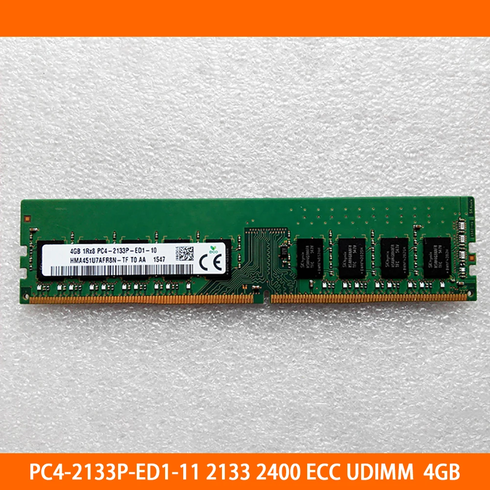 Оперативная память 4GB 4G 1RX8 PC4-2133P-ED1-11 2133 2400 ECC UDIMM, высокое качество, быстрая доставка