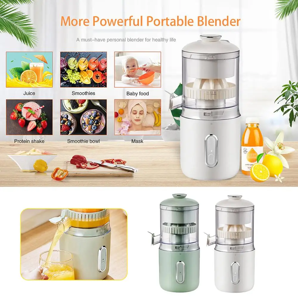 

Электрическая соковыжималка W4V8, Беспроводная портативная перезаряжаемая соковыжималка для фруктов, мини-соковыжималка для лимона и апельсина