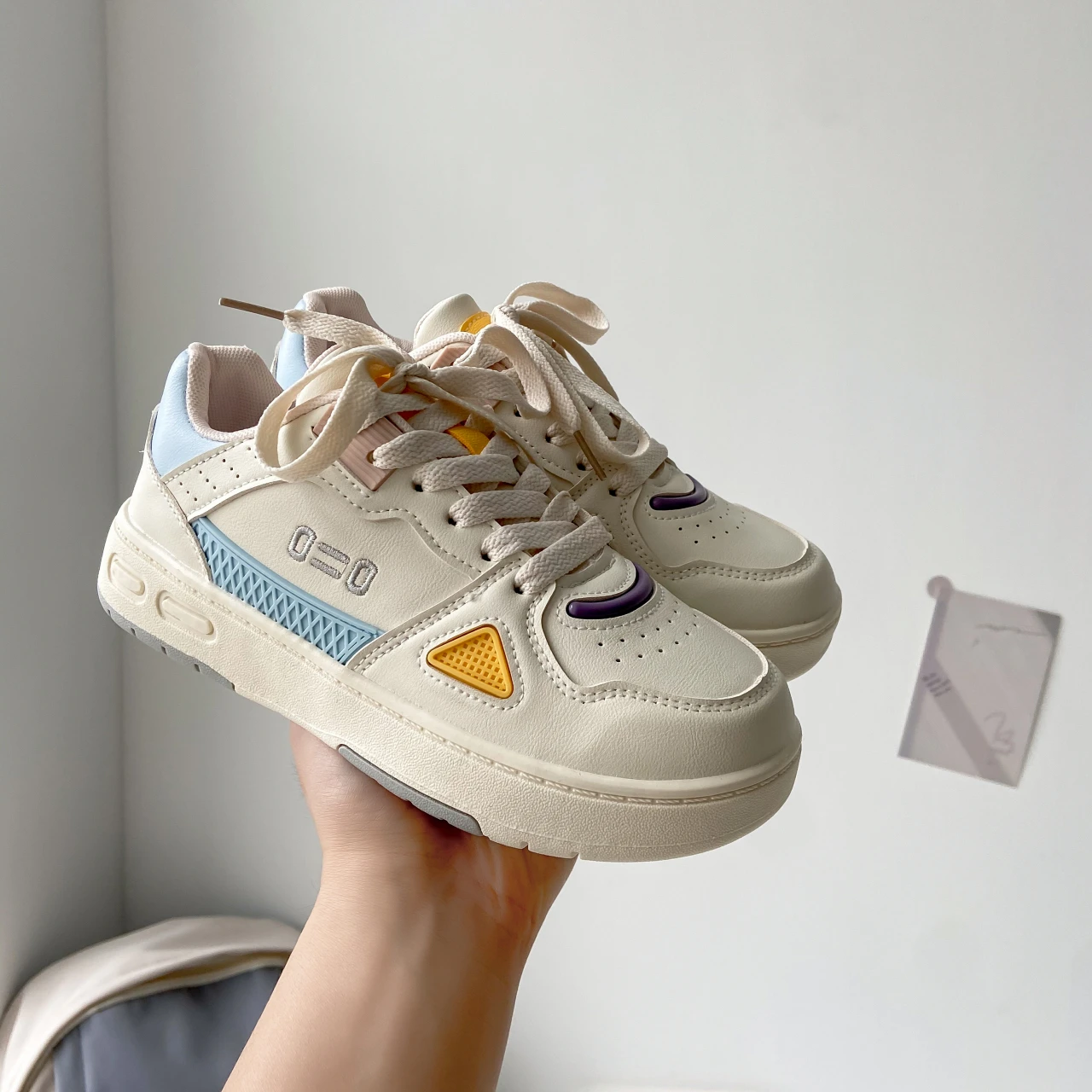 

Женские кроссовки на платформе интернет-знаменитости, белые кроссовки на платформе для студентов, новинка 2022