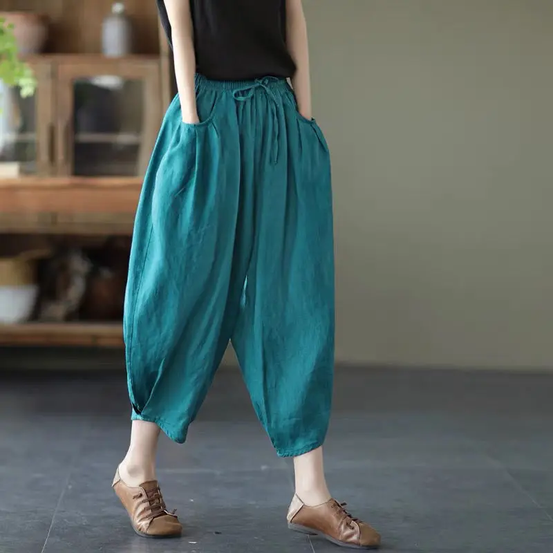 Baggy Loose Cotton Harem Pants