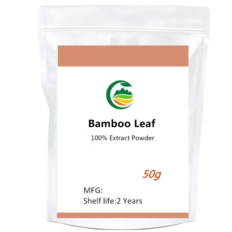 

50-1000g Organic Bamboo Silica/Leaf Extract Powder Extract of Bamboo Leaves for Anti-aging Antiseptic and antibacterialx