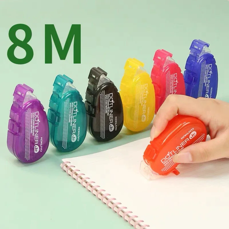 

Super Colorful Scrapbooking Glue Kids Stationery For Double-sided Handmake Dot Sticky Decoration School Tape Kawaii Supplies