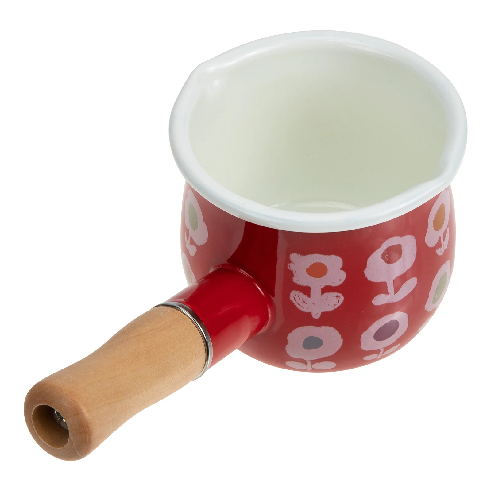 

Маленькая кастрюля с подогревом, эмалированная кастрюля для приготовления масла с ручкой