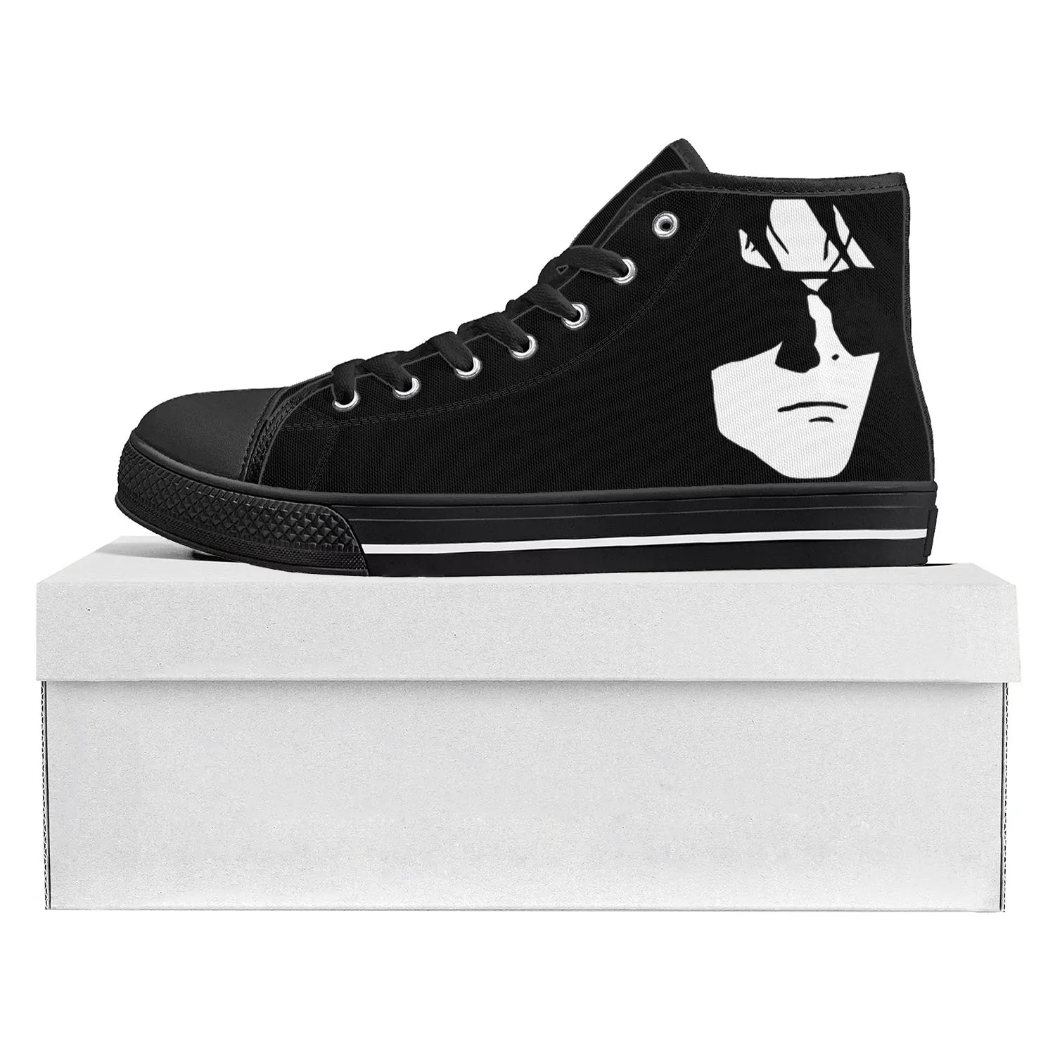 Andrew Eldritch Mercy Music Rock Band High Top High Quality Sneakers Mens Womens Teenager Canvas Sneaker Couple Shoe Custom Shoe