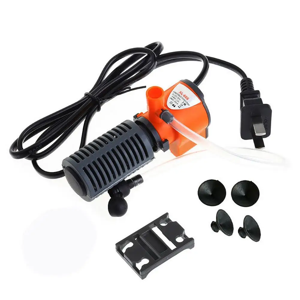 

3w Mini Aquarium Internal Filter 3-in-1 Submersible Pump Filter Oxygen Circulation For Fish Turtle Tank