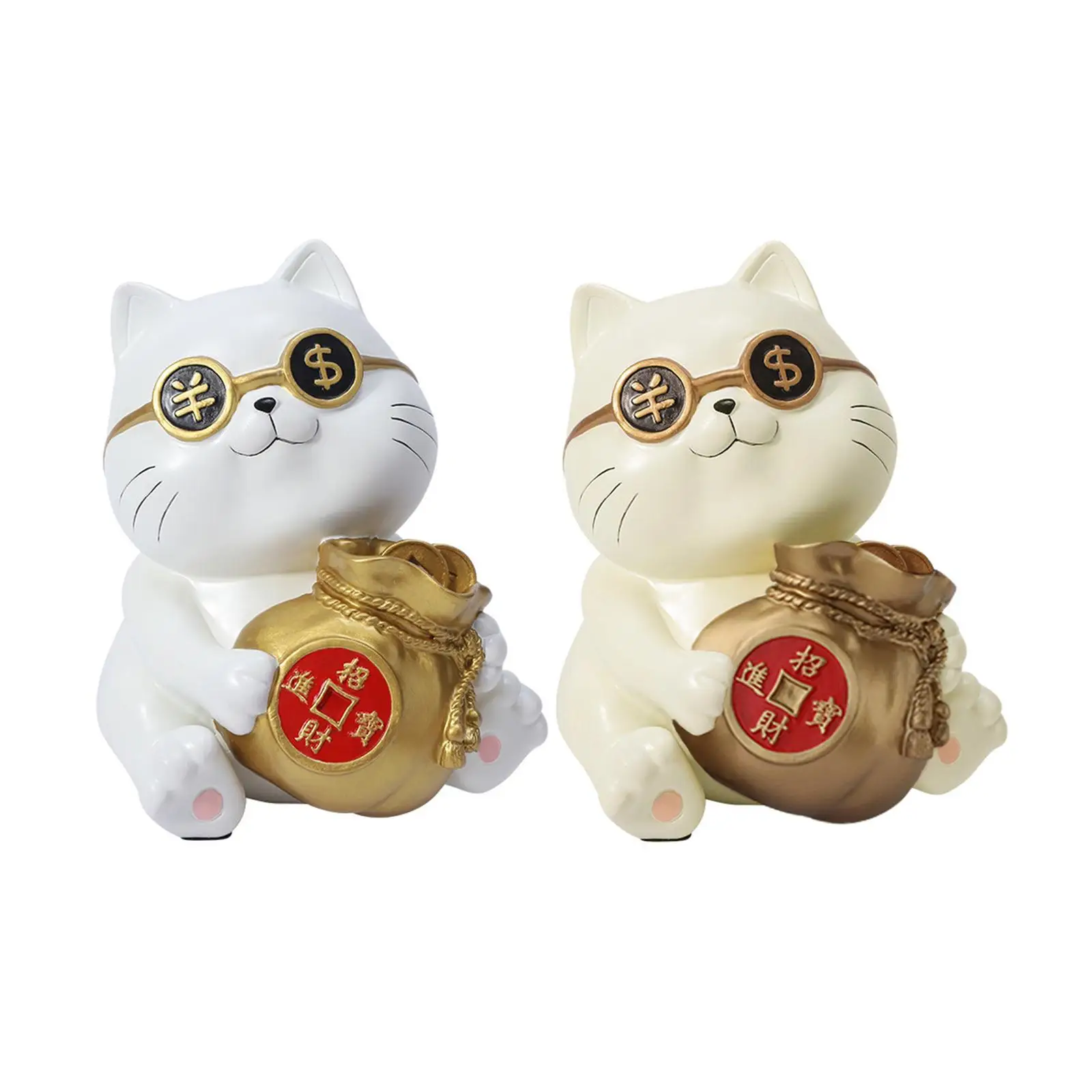 

Resin Figurines Decoration Floral Arrangements Flower Vase Lucky Cat Statues