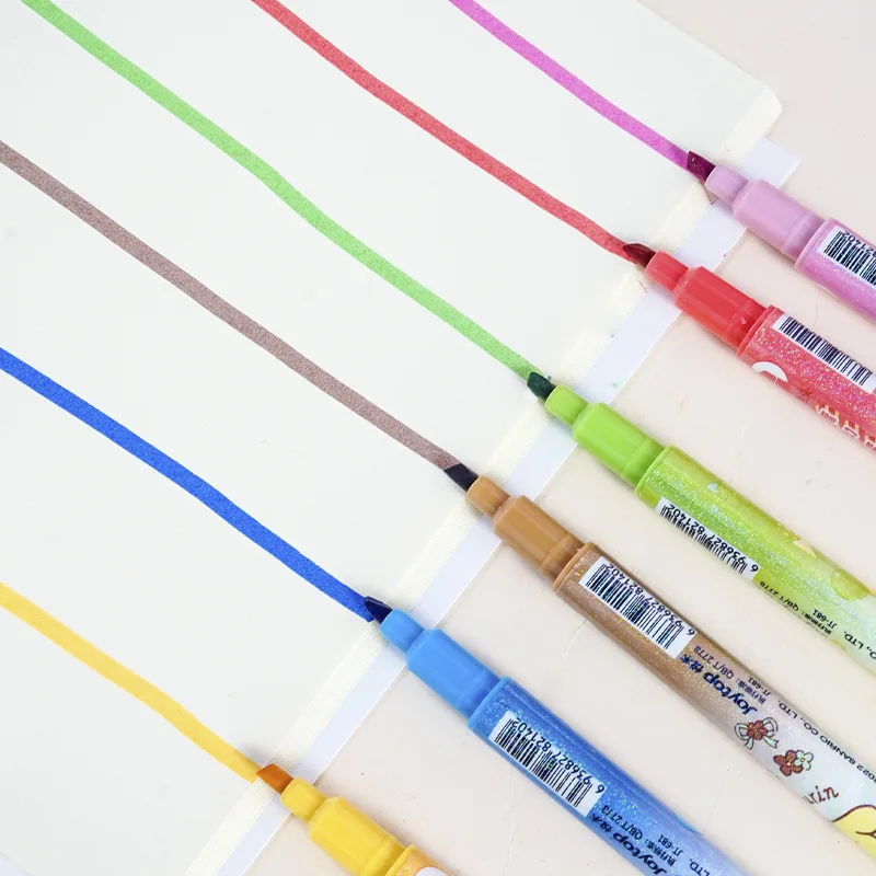 12 шт. Sanrio Kuromi Melody Hellokitty двойная головка меняющая цвет разноцветные граффити ручка