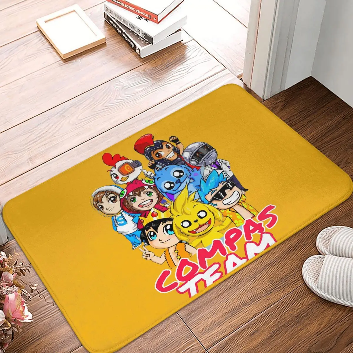 

Mikecrack Mikaelac Bathroom Mat Compas TEAM Doormat Living Room Carpet Outdoor Rug Home Decoration