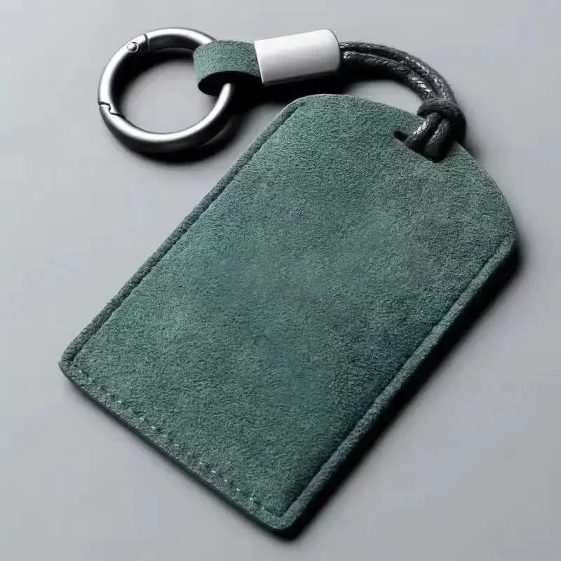 

Чехол для автомобильного ключа с логотипом Smart NFC, чехол из натуральной кожи, держатель для карт, протектор для спорта, гибридный электромобиль, подарок без ключа