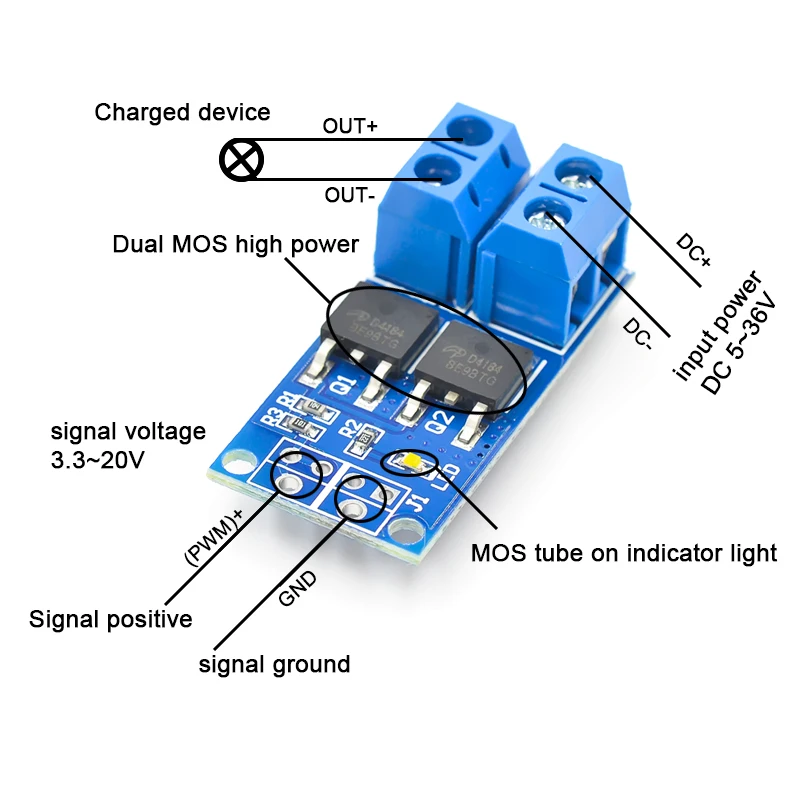 

Блок управления для Arduino, 15 А, 400 Вт, 5-36 В постоянного тока