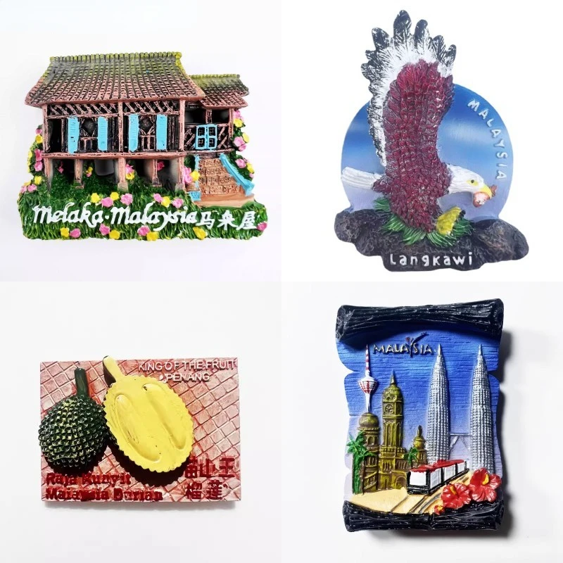 Малазийские наклейки на холодильник Langkawi Rajakunyit, Куала-Лумпур, Тиоман, путешествия, фотообои, домашний декор, подарки