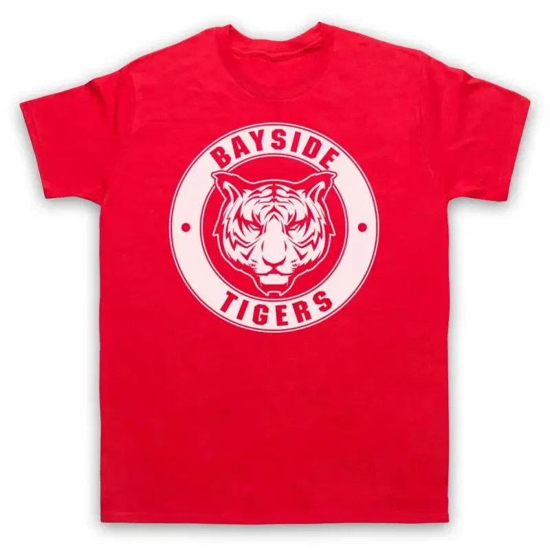 Фото НЕОФИЦИАЛЬНАЯ МУЖСКАЯ И ЖЕНСКАЯ ФУТБОЛКА BAYSIDE TIGERS SAVED BY THE BELL SCHOOL LOGO №1