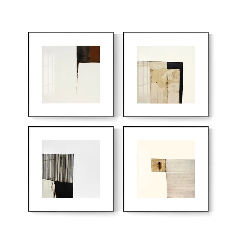 

Square Hanging Painting Office Study Mural Living Room Sofa Background Wall Painting