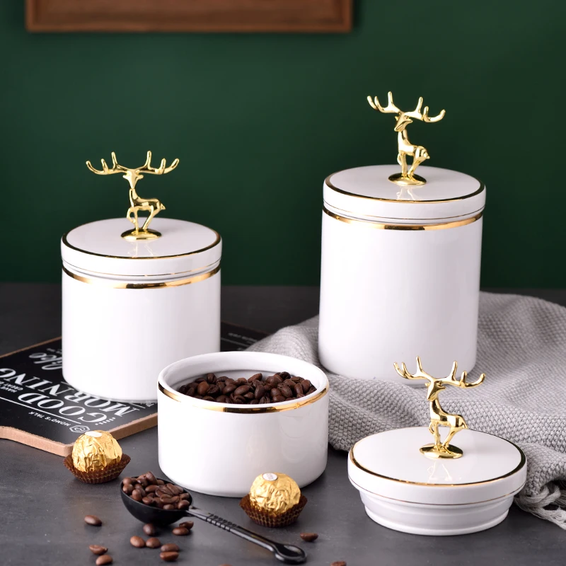 Керамический чайник в скандинавском стиле роскошный бытовой для хранения