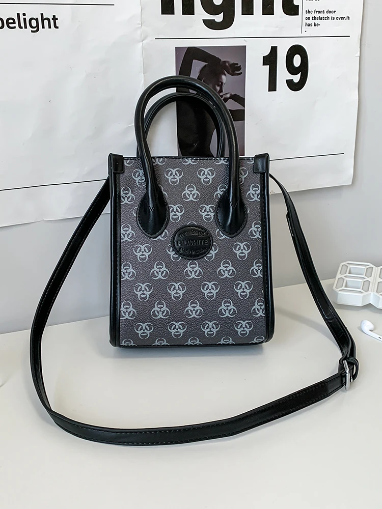 

2023 High Quality Women Handbags Printed Leather Shoulder Bags New Fashion Luxury Female Messenger Bag Designer Women's Tote Bag