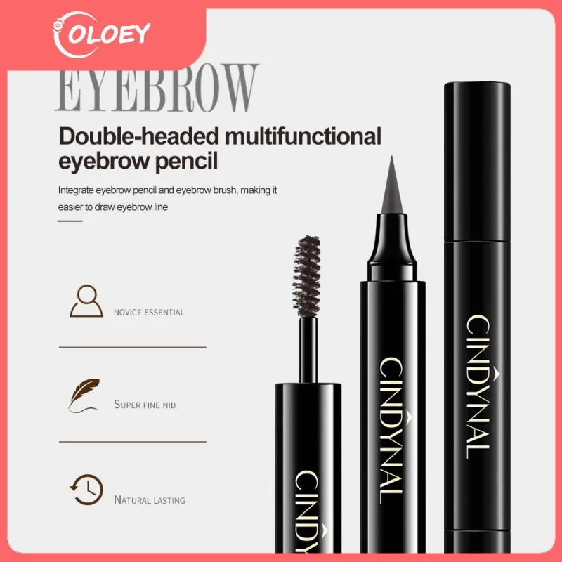 

1Pc Professional Double-headed Water-based Eyebrow Pencil Eyebrow Dye Cream Easy To Color Not Easy To Decolor Eyebrow Cream