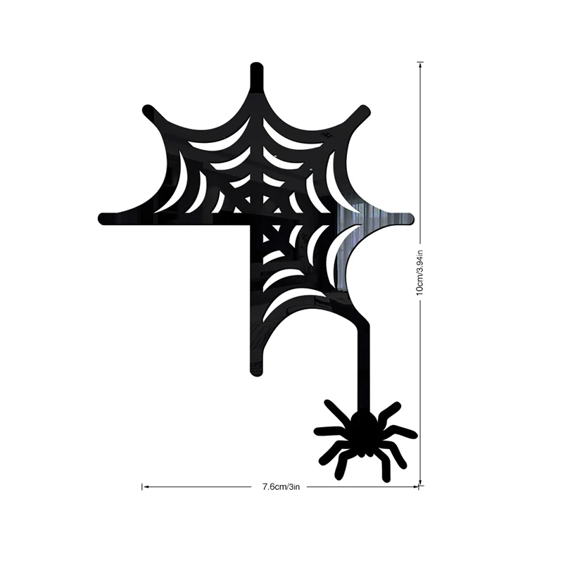 Угловой знак на дверь Хэллоуин тыква летучая мышь паутина черный деревянный