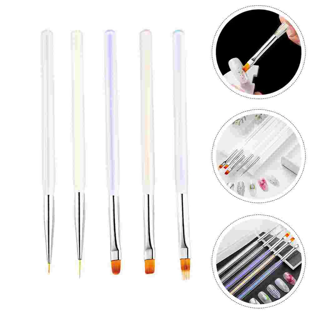 

5 шт., маникюрные ручки для дизайна ногтей