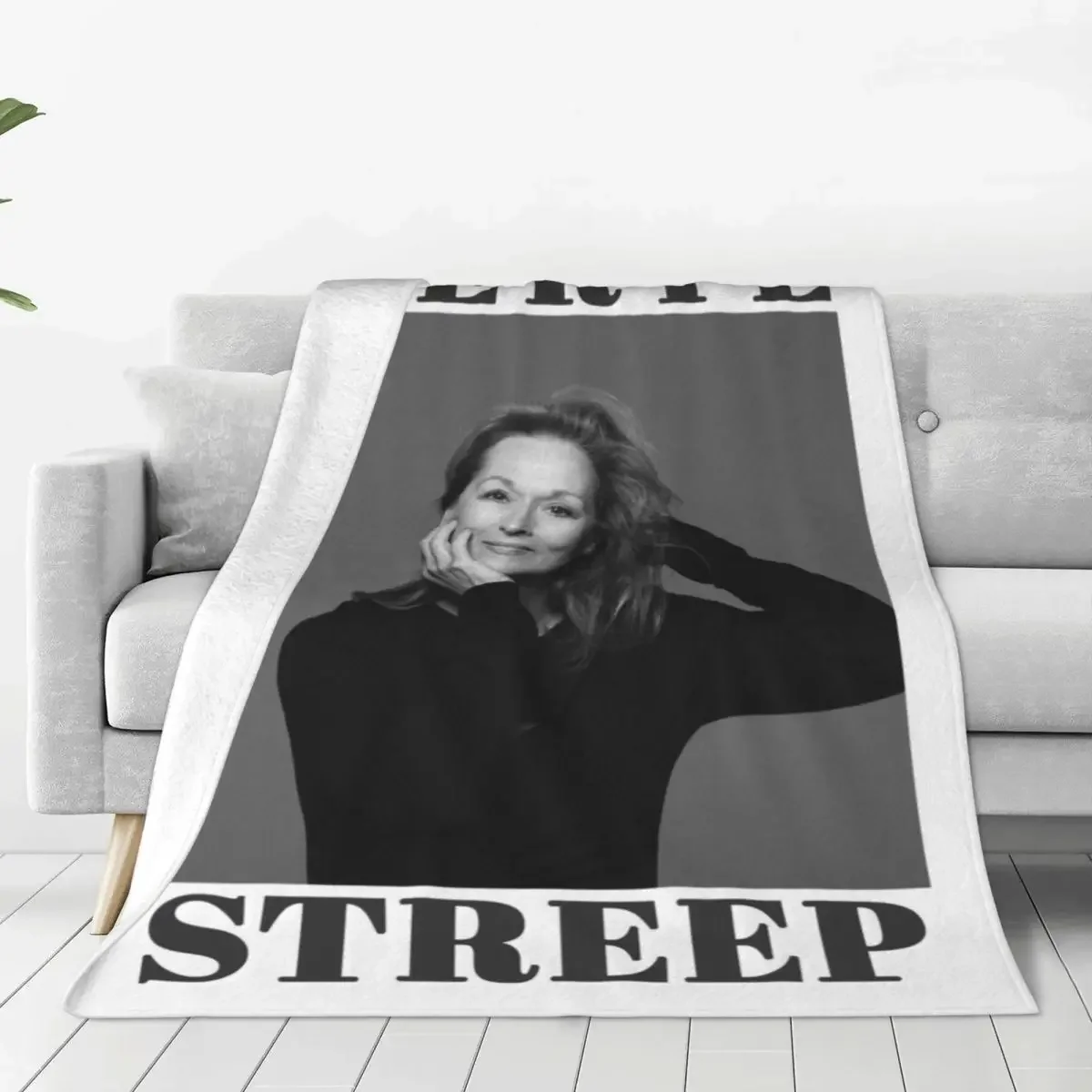 Одеяло Meryl Streep Фланелевое покрывало для кемпинга мягкое теплое дивана кровати