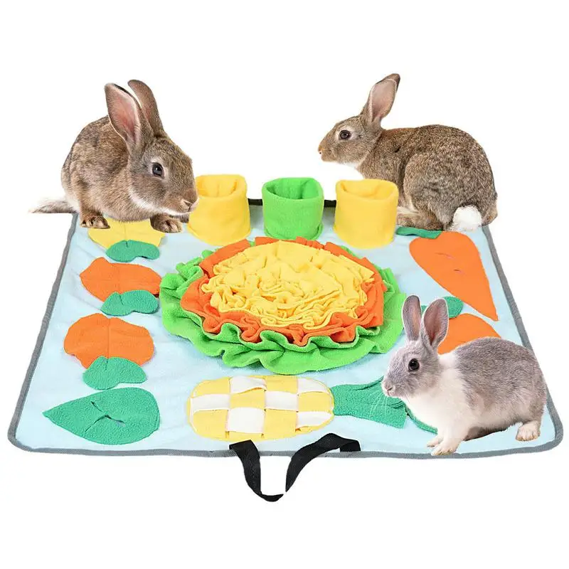 

Interactive Sniff Mats Challenging Foraging Training Toy Adjustable Plush Mats Pets Sniff Training Products For Home Strolling