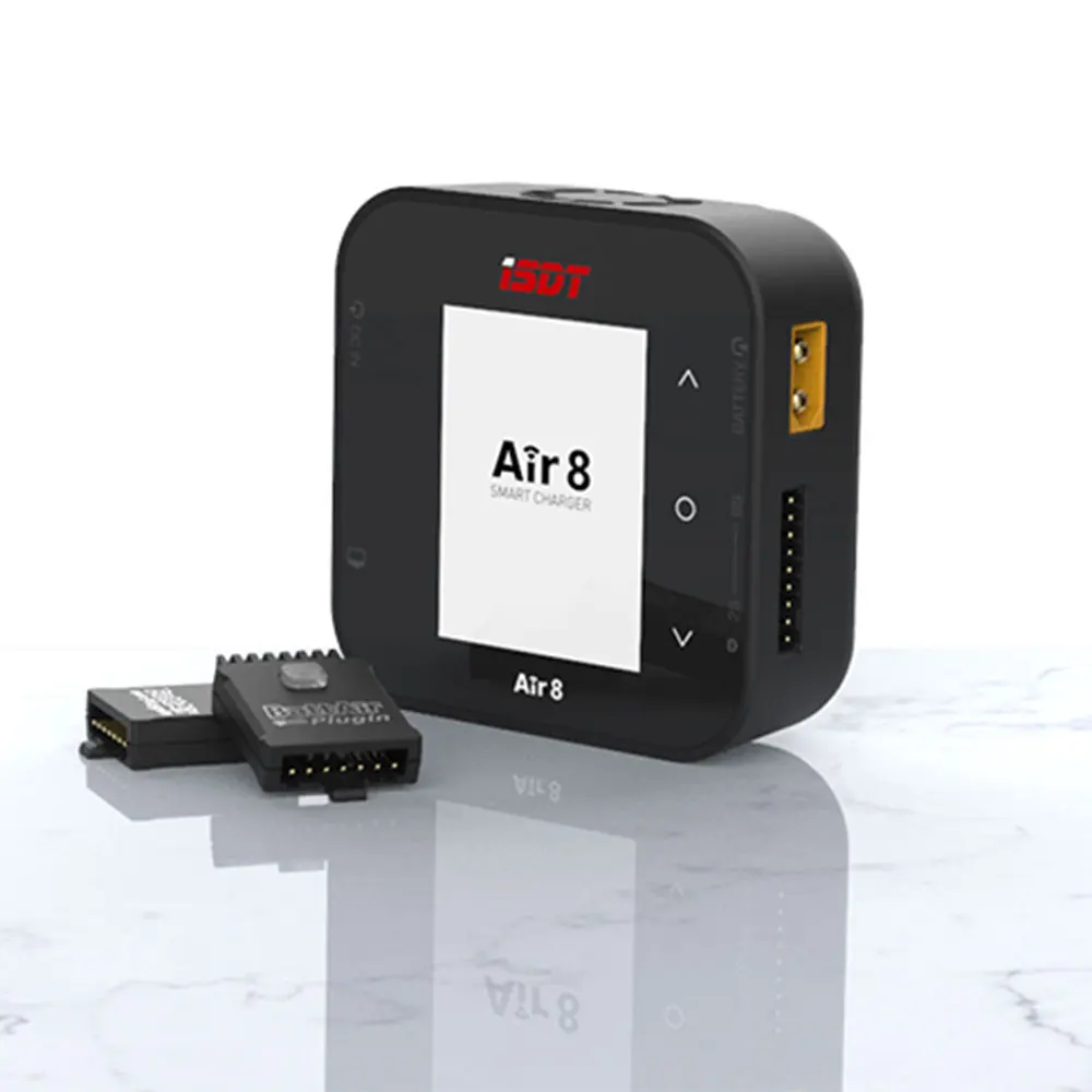 

ISDT Air8 BattAir 500W 20A High Power Battery Balance Charger Discharger APP Connect for LiFe Lion LiPo ULiHV NiMH Pb Battery