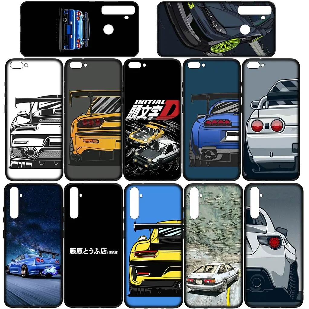 Автомобильные задние фонари Initial D AE86 гибкий чехол для телефона Samsung Galaxy A13 A71 A21S A22